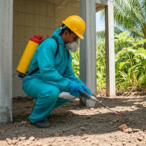 Home pest control illustration