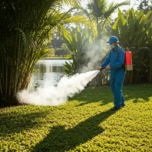 Home pest control illustration