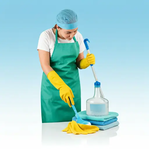 Pest control technician at work