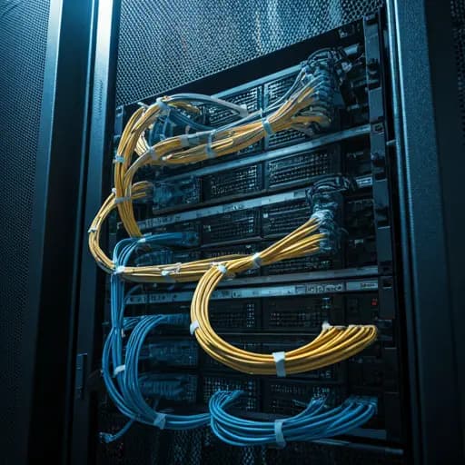 Server room cabling infrastructure